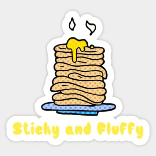 Sticky and Fluffy Sticker